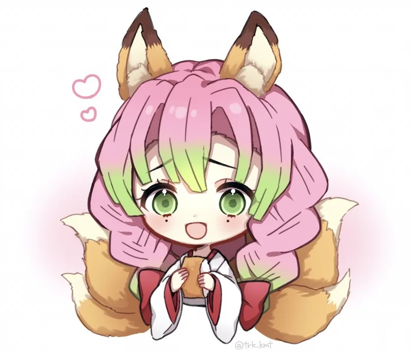 Fan phát sốt với bộ chibi mitsuri kawaii đáng yêu