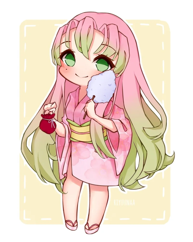 Bộ sưu tập ảnh mitsuri chibi cute dành riêng cho fan