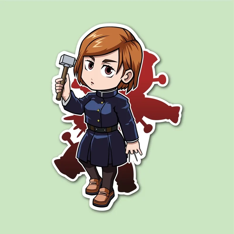 Hình ảnh jujutsu kaisen nobara chibi chất lừ