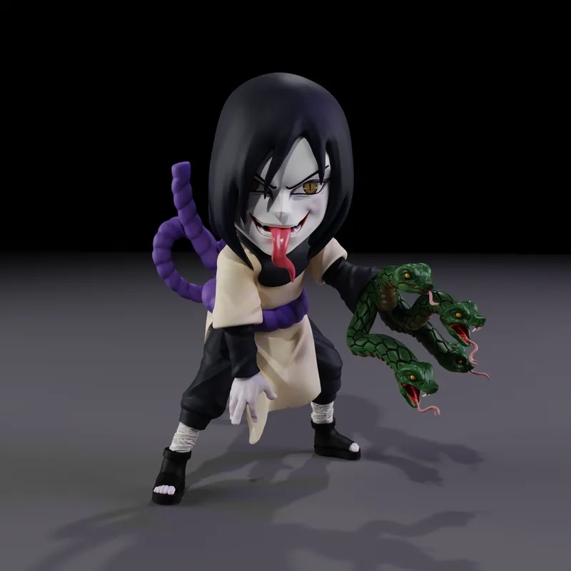 Bộ sưu tập chibi orochimaru cực dễ thương dành cho fan Naruto
