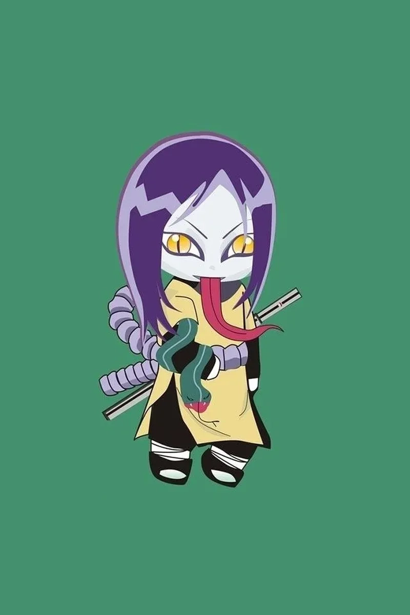 Cực chất với bộ ảnh orochimaru fanart phong cách chibi