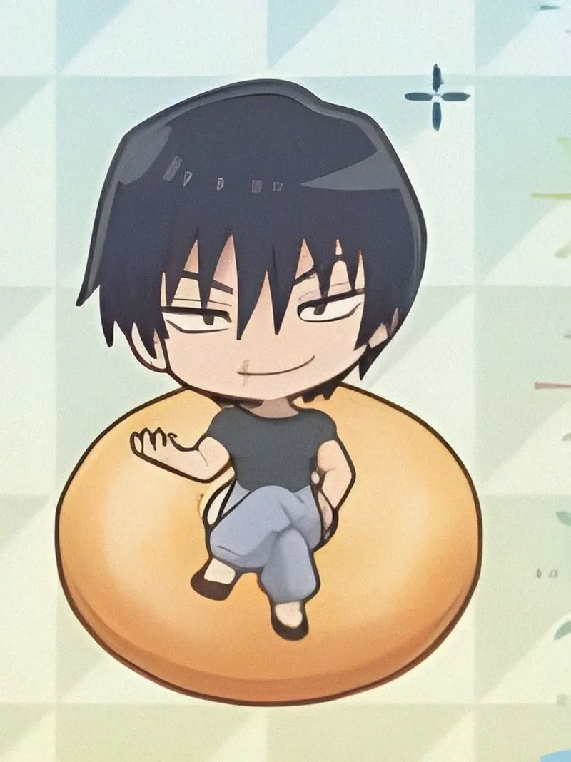 Cực dễ thương với hình ảnh jujutsu kaisen chibi toji dành cho tín đồ anime