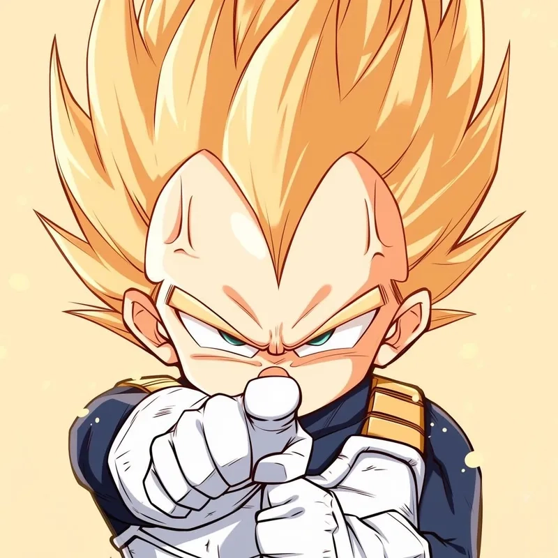 Khám phá dragon ball vegeta chibi phiên bản dễ thương