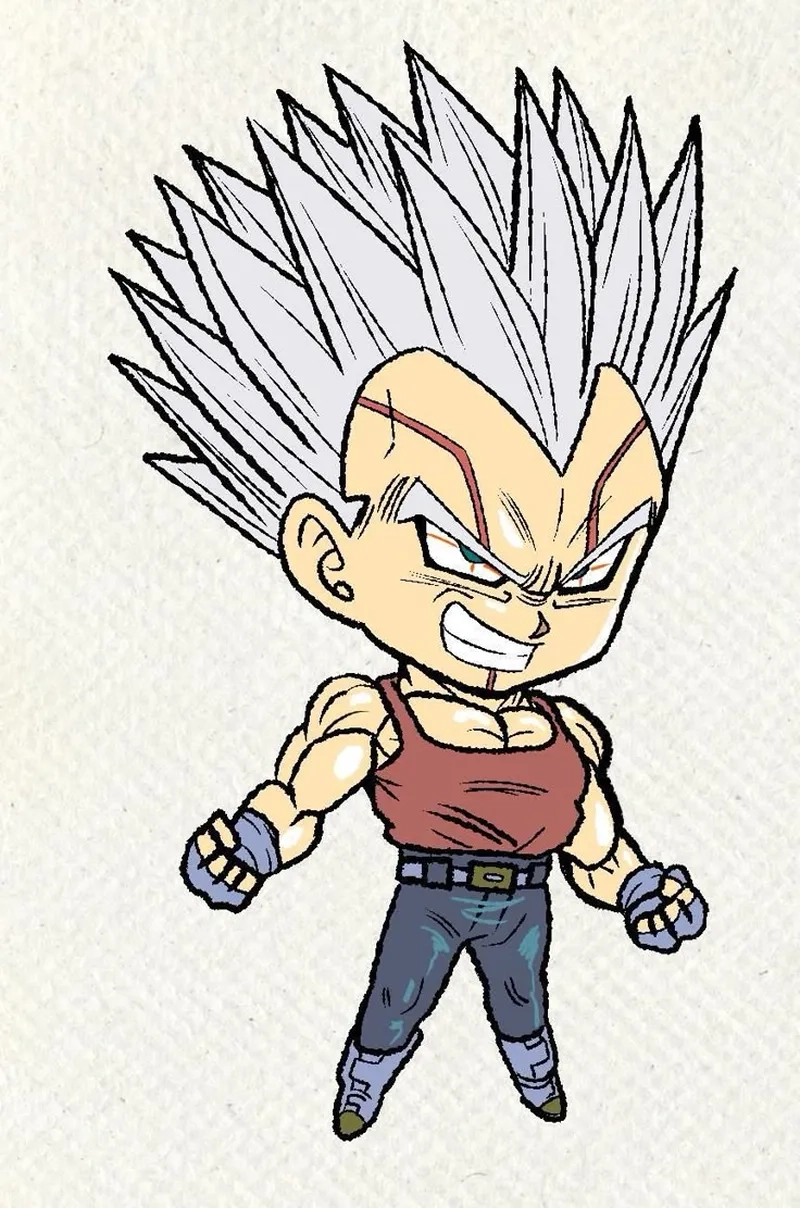Fan không thể bỏ qua kawaii vegeta chibi cực cuốn hút