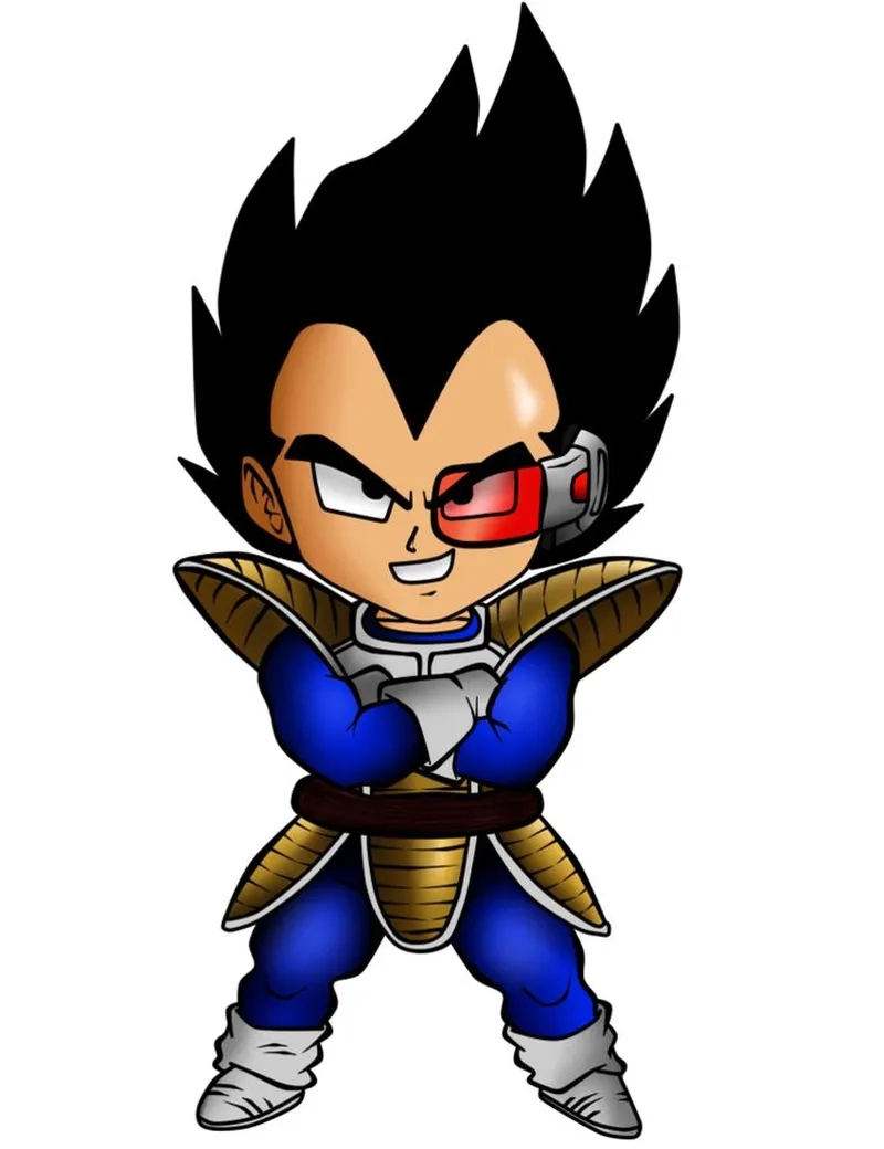 Download miễn phí vegeta chibi png chất lượng cao siêu nét