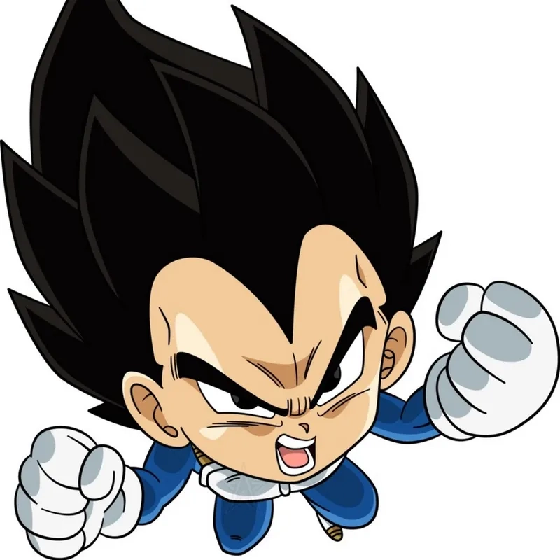 Trang trí màn hình bằng vegeta chibi wallpaper siêu đáng yêu
