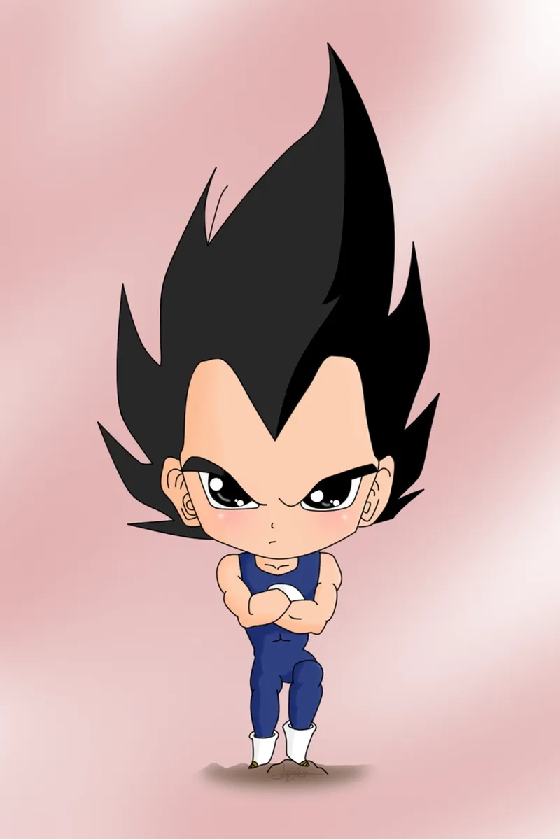 Fanart chibi vegeta fanart cực độc đáo dành cho dân sưu tầm