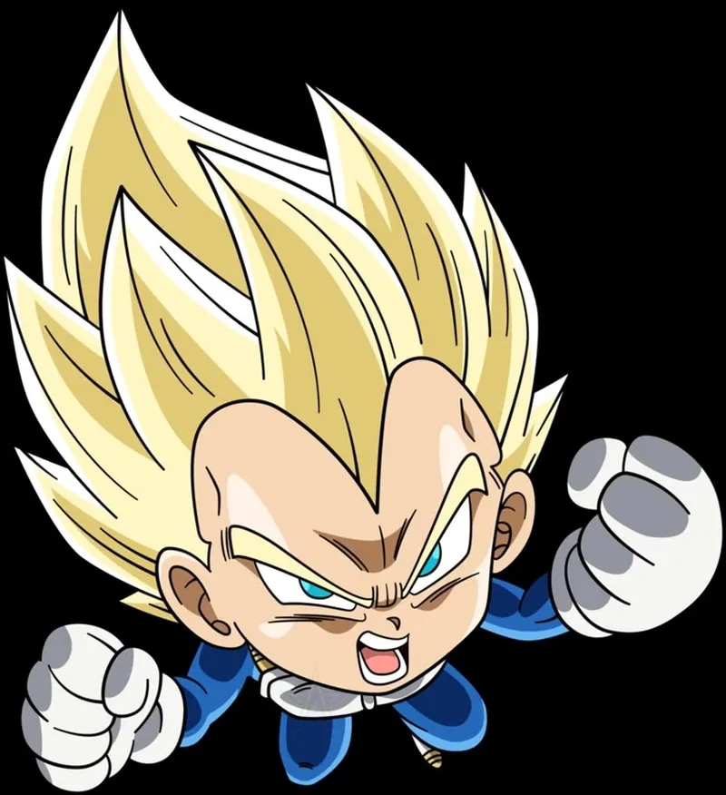 Tìm ngay chibi vegeta png để tạo ảnh chế cực hài