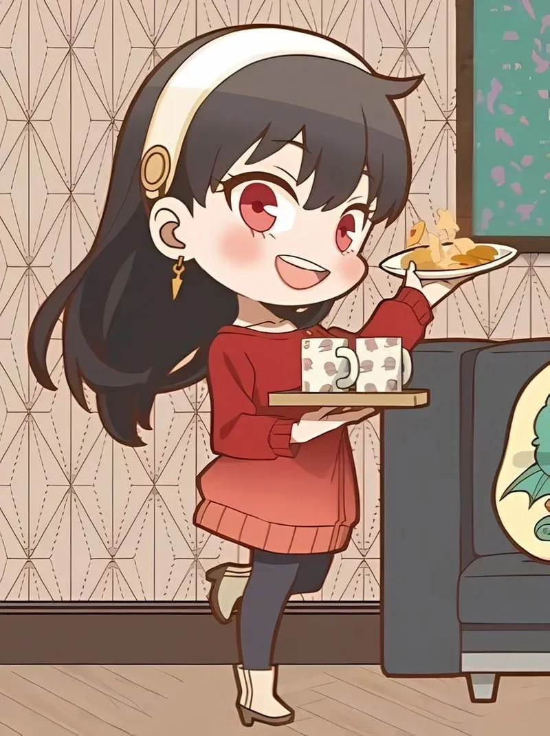 Hình ảnh yor chibi siêu ngọt ngào dành cho fan Spy x Family