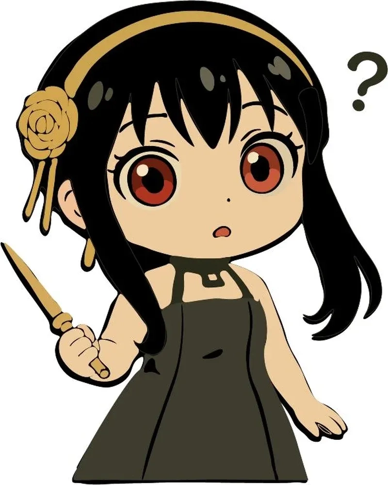 Trang trí điện thoại với yor forger chibi wallpaper cực đẹp