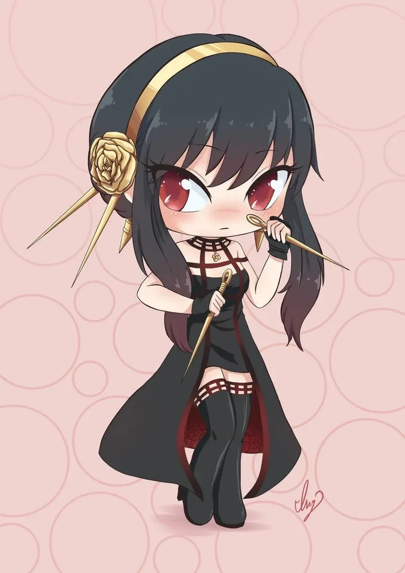 Ngắm nhìn bộ yor forger chibi fanart sáng tạo nhất