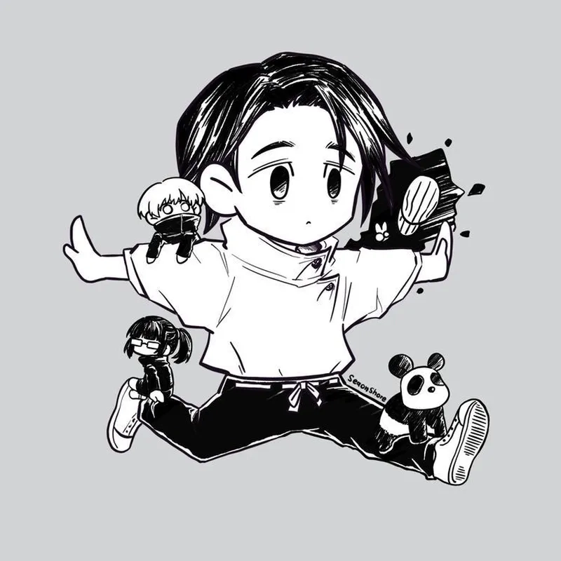 Hình ảnh chibi yuta jjk phong cách dễ thương