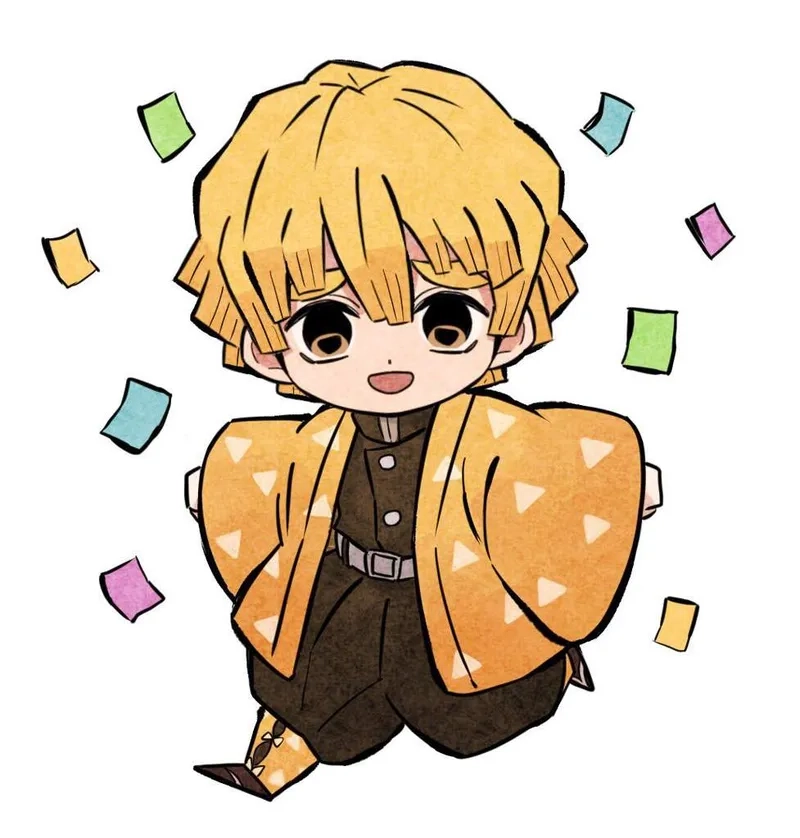 Thưởng thức trọn bộ ảnh zenitsu chibi với nhiều phong cách khác nhau