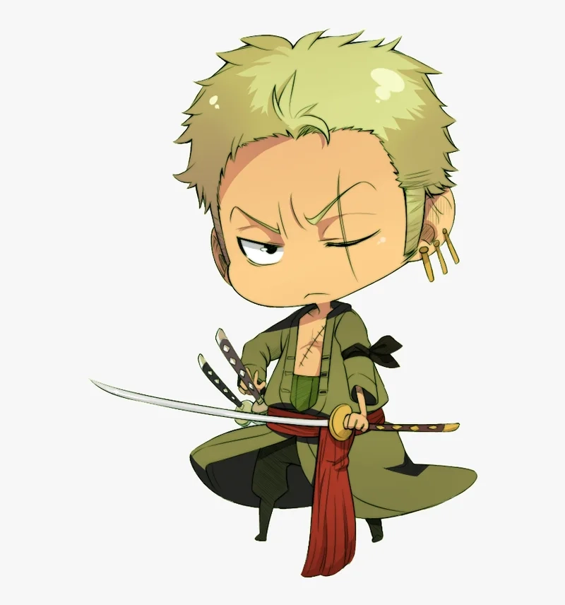 Sưu tầm ngay zoro chibi cực chất dành cho fan One Piece
