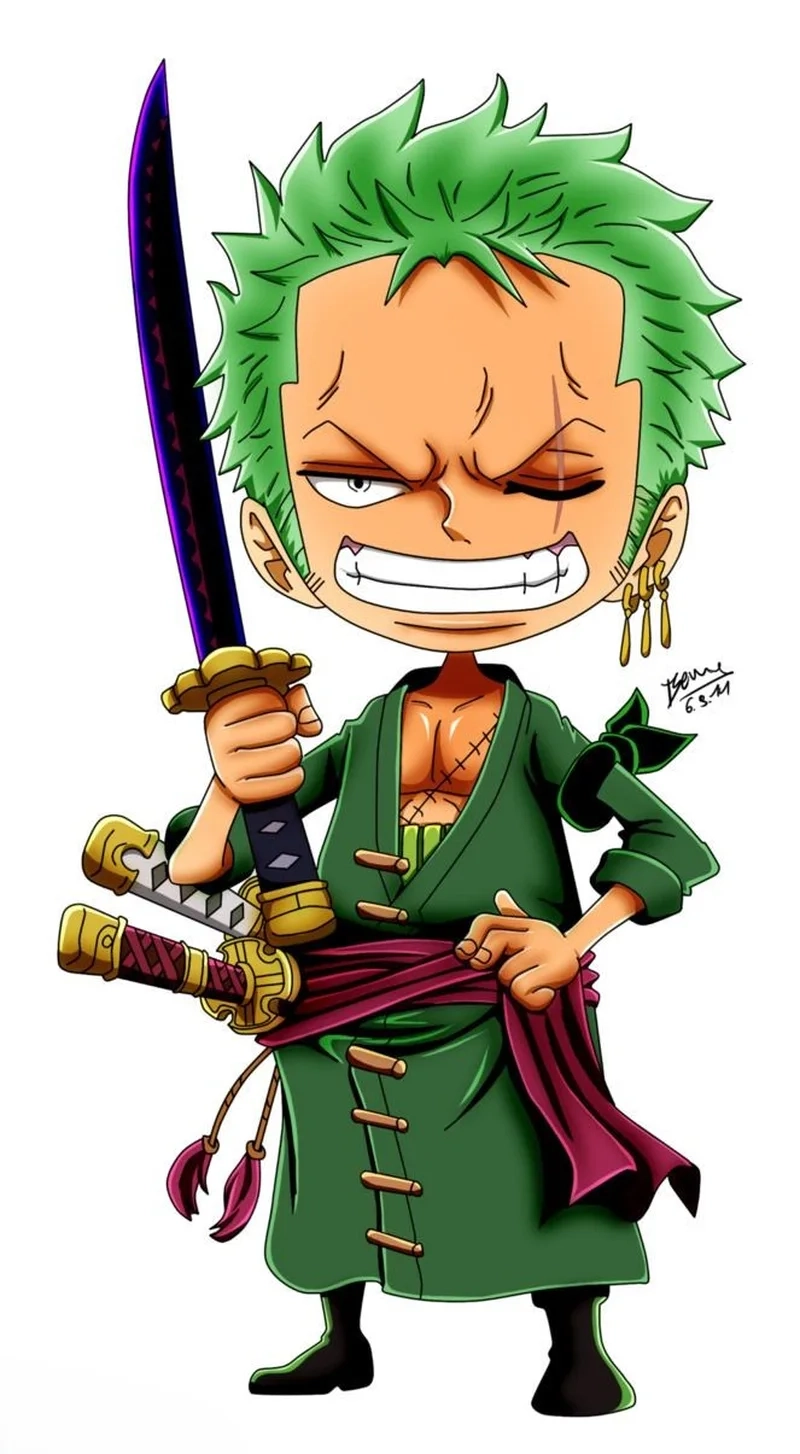 Thỏa sức tải về hình zoro chibi cute để làm avatar cực xinh