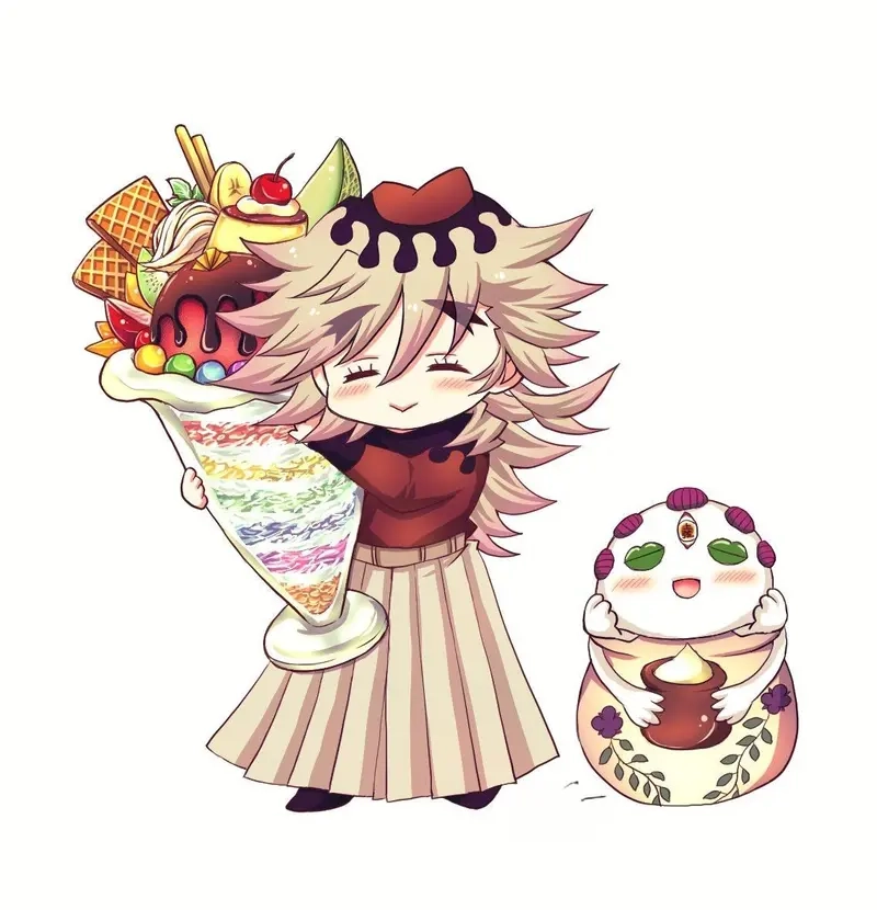 Độc quyền douma demon slayer chibi dành cho fan cuồng