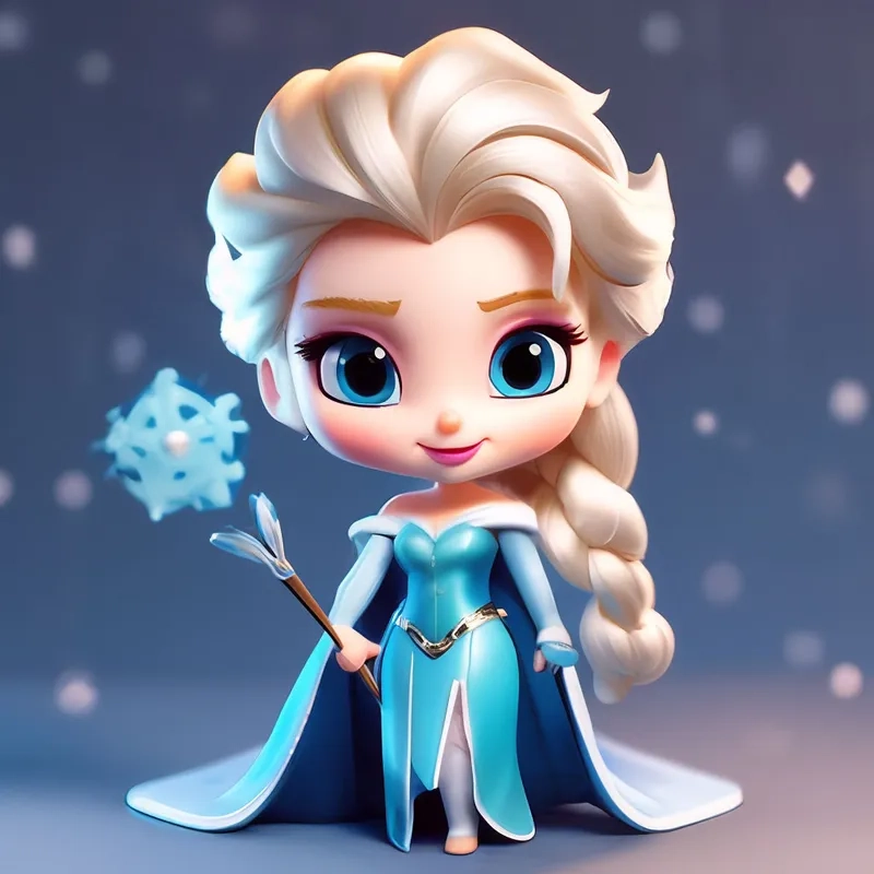 Ngắm chibi elsa dễ thương khiến ai cũng say mê