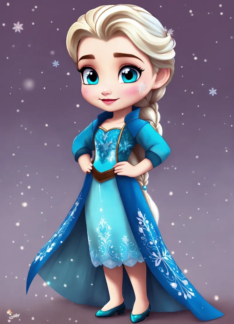 Khám phá vẻ đẹp lung linh của elsa xinh