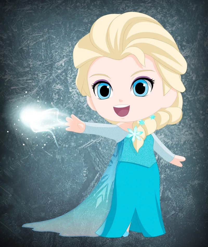 Ngắm nhìn cute elsa chibi khiến tim tan chảy