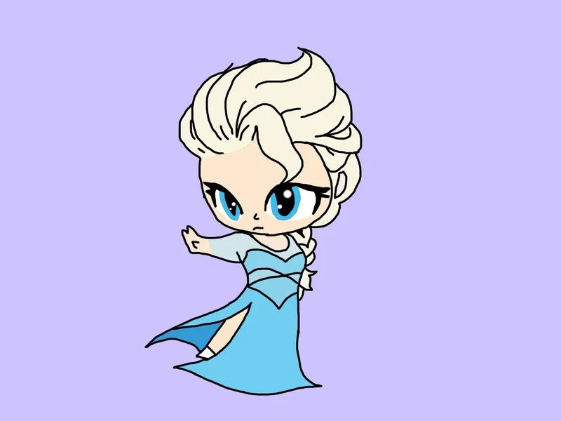Chibi elsa mới nhất hot trend dành cho bé gái