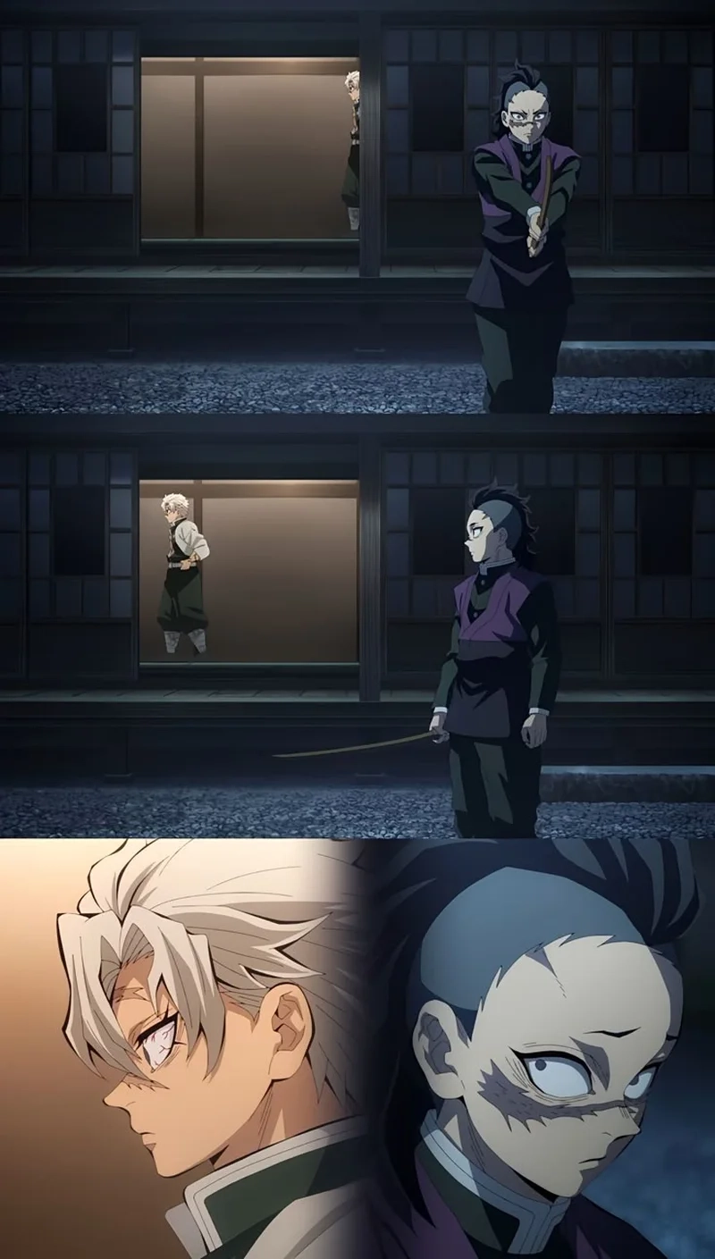 Cặp đôi dễ thương genya x muichiro cute khiến tim rung động