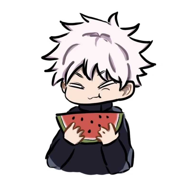 Ngắm ngay gojo chibi siêu đáng yêu làm bạn cười cả ngày