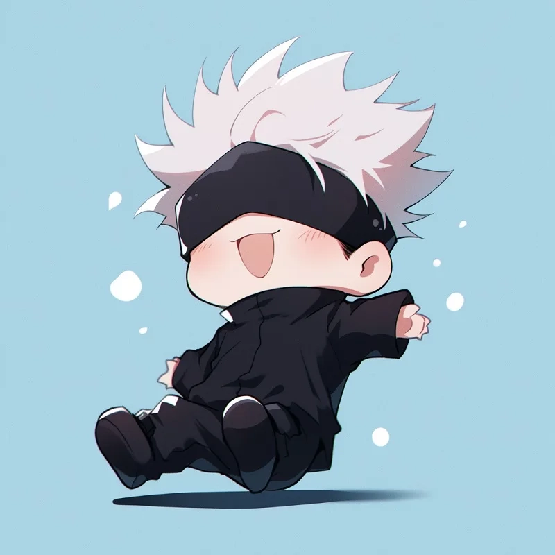 Tải ngay gojo chibi png trong suốt tiện lợi cho thiết kế