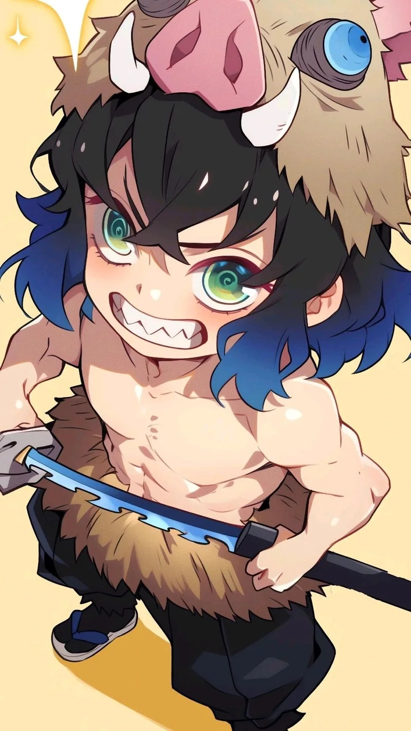 Tải ngay inosuke chibi cute siêu dễ thương