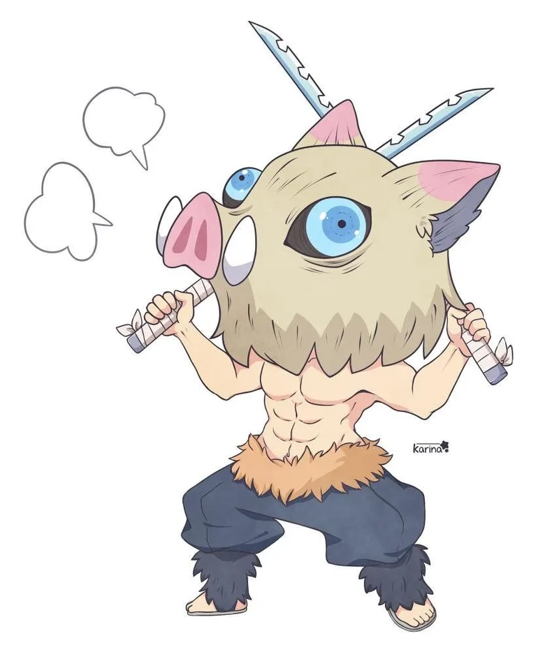 Ngắm nhìn ảnh inosuke chibi đẹp chất lượng cao