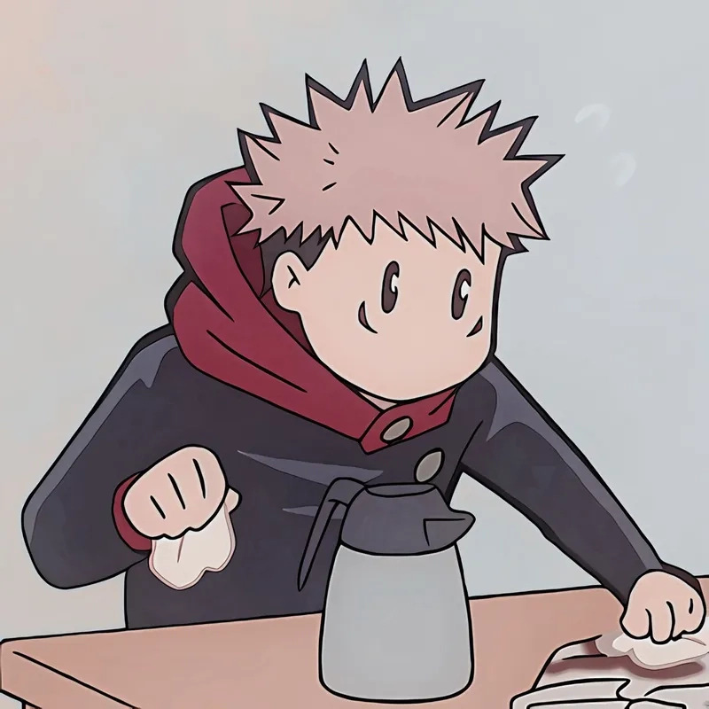 Bộ sưu tập yuji chibi dễ thương cho fan Jujutsu Kaisen