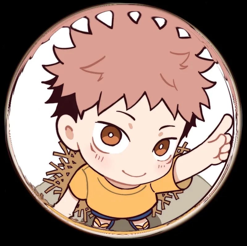 Thưởng thức trọn bộ yuji itadori chibi png trong suốt cực nét