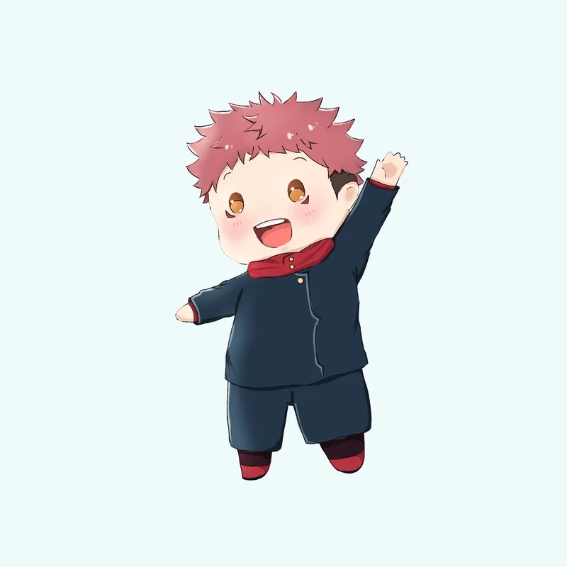 Ảnh yuuji chibi độc quyền dành cho tín đồ anime