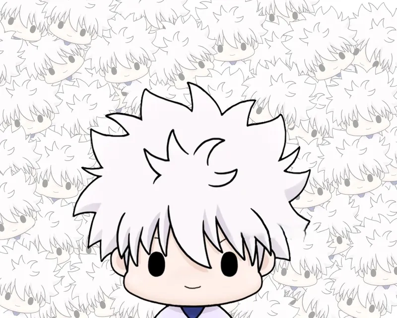 Sưu tầm kawaii Killua chibi phong cách Nhật Bản đầy dễ thương