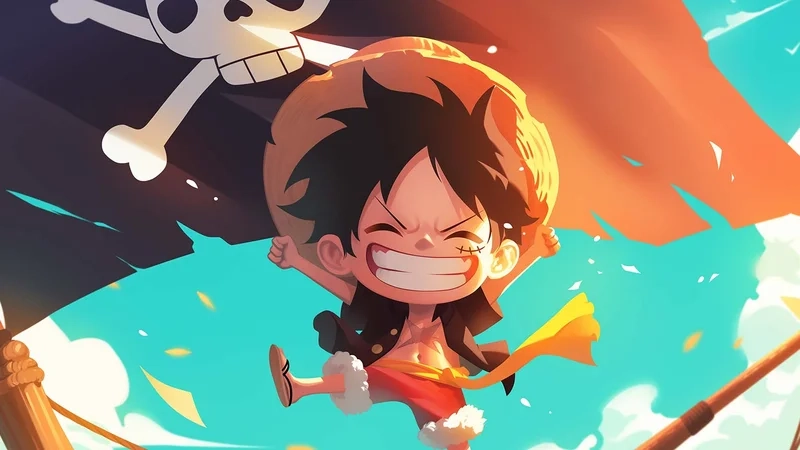 Thư viện hình chibi luffy với tạo hình cực dễ thương