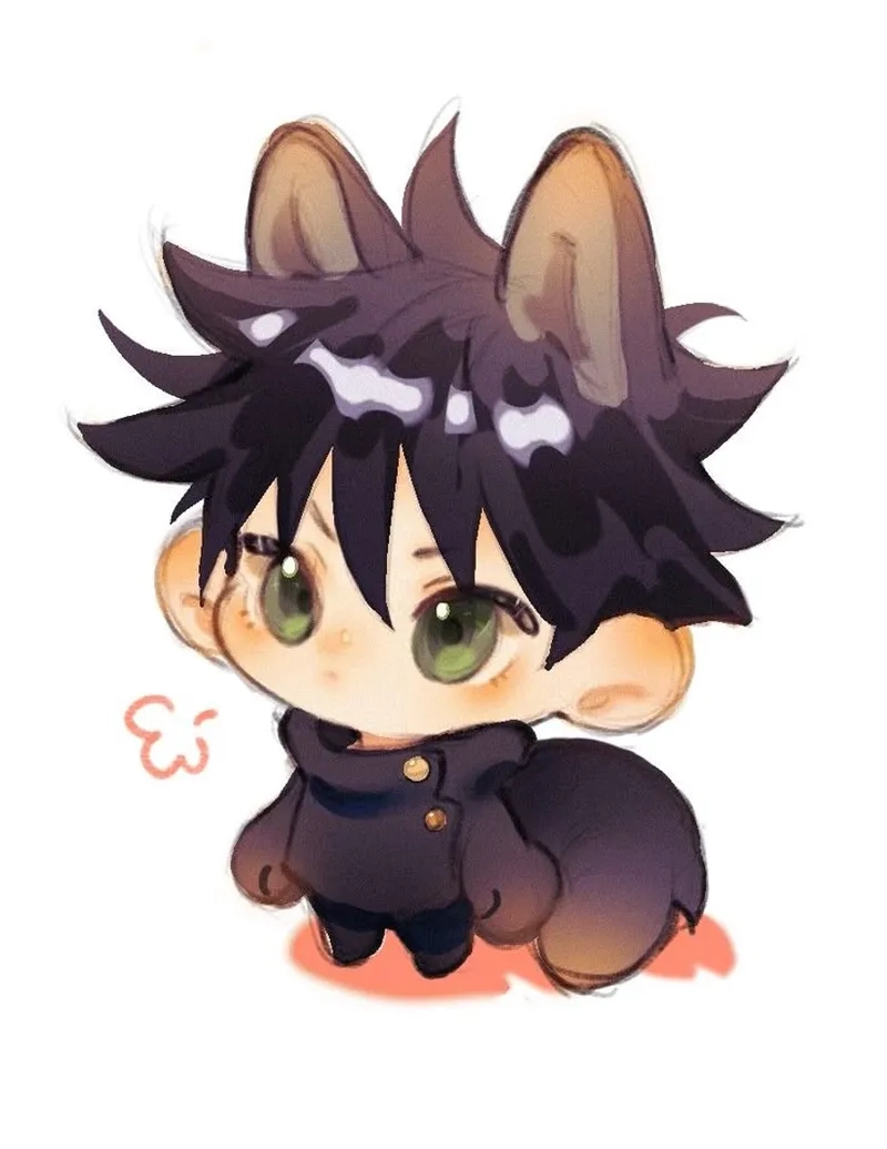 Tải ngay megumi chibi jujutsu kaisen dễ thương siêu hot cho fan