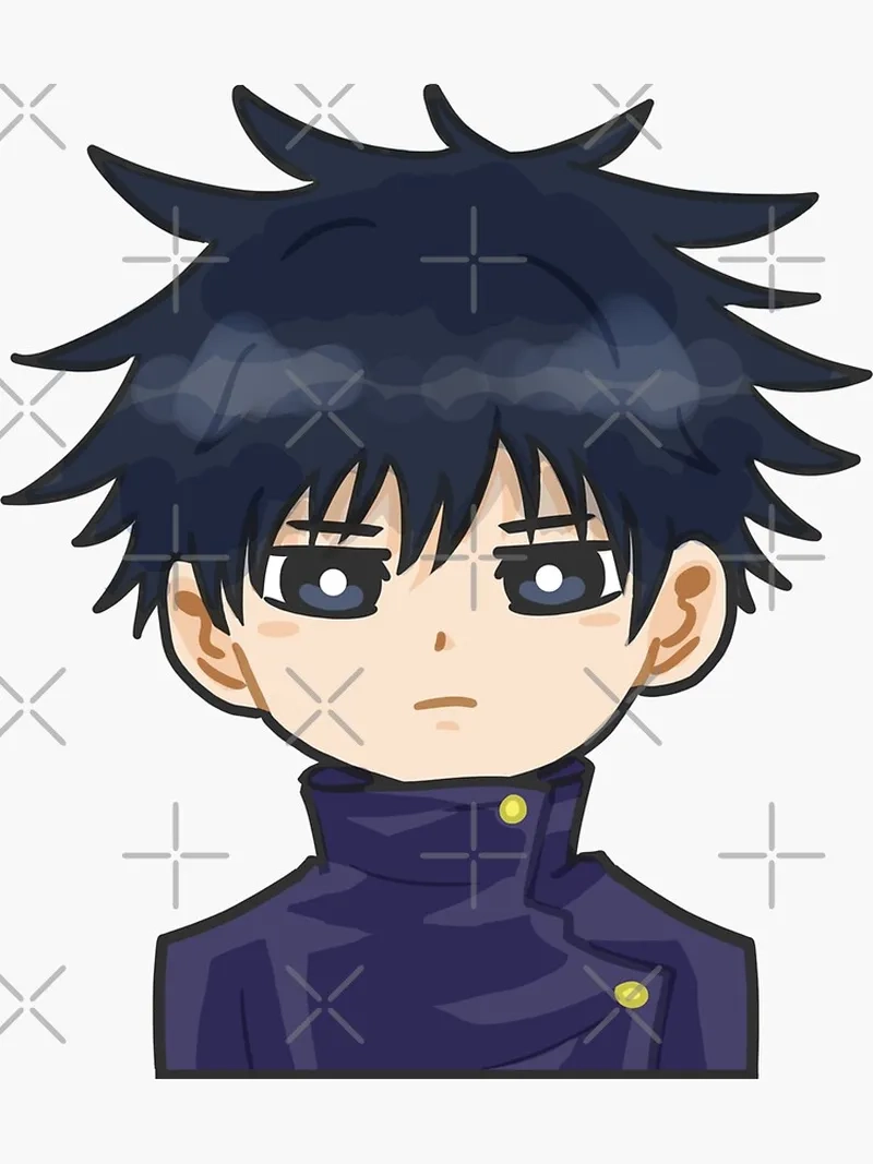 Kho hình nền megumi chibi manga độc đáo cho fan cứng Jujutsu Kaisen