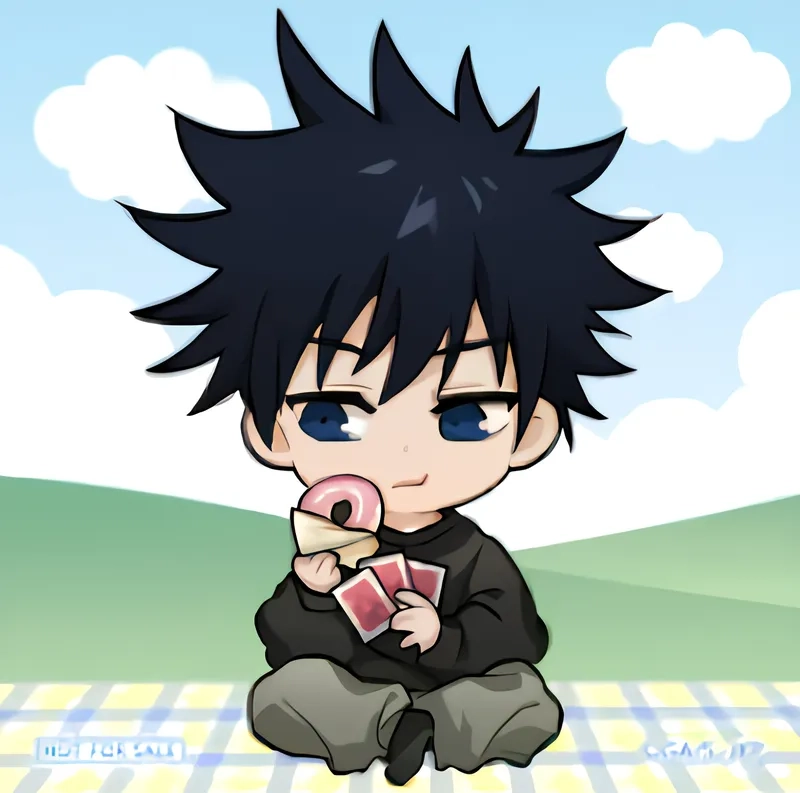 Fan Jujutsu Kaisen không thể bỏ qua anime megumi chibi hot trend