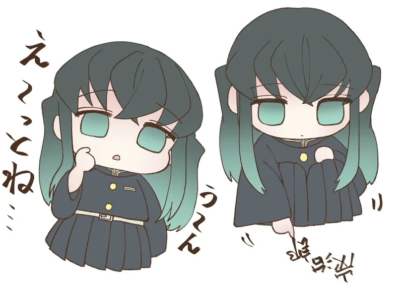 Đắm chìm trong nét vẽ đáng yêu của muichirou chibi