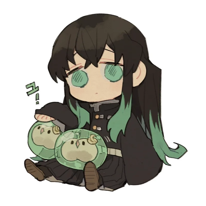 Ngắm trọn vẹn từng chi tiết hình nền muichirou chibi