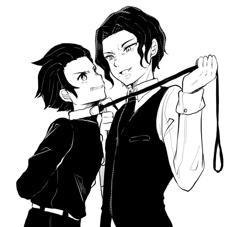 Fan thích hợp nhất với muzan kibutsuji x tanjirou kamado