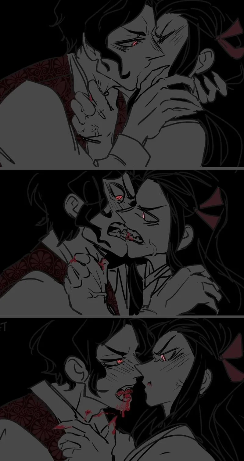 Tình cảm đặc biệt giữa muzan x nezuko