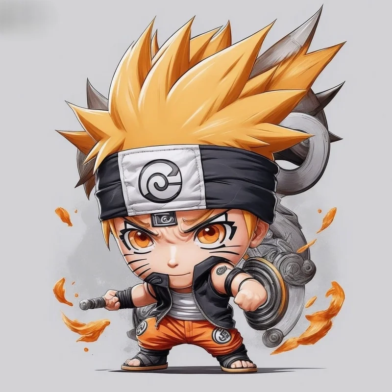 Fan mê anime đừng bỏ qua anime naruto chibi cực dễ thương