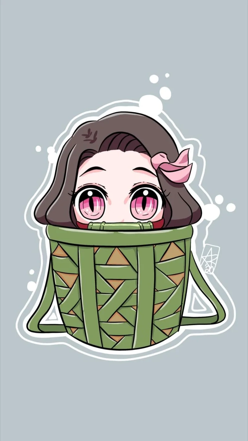 BST chibi nezuko siêu cute được fan yêu thích