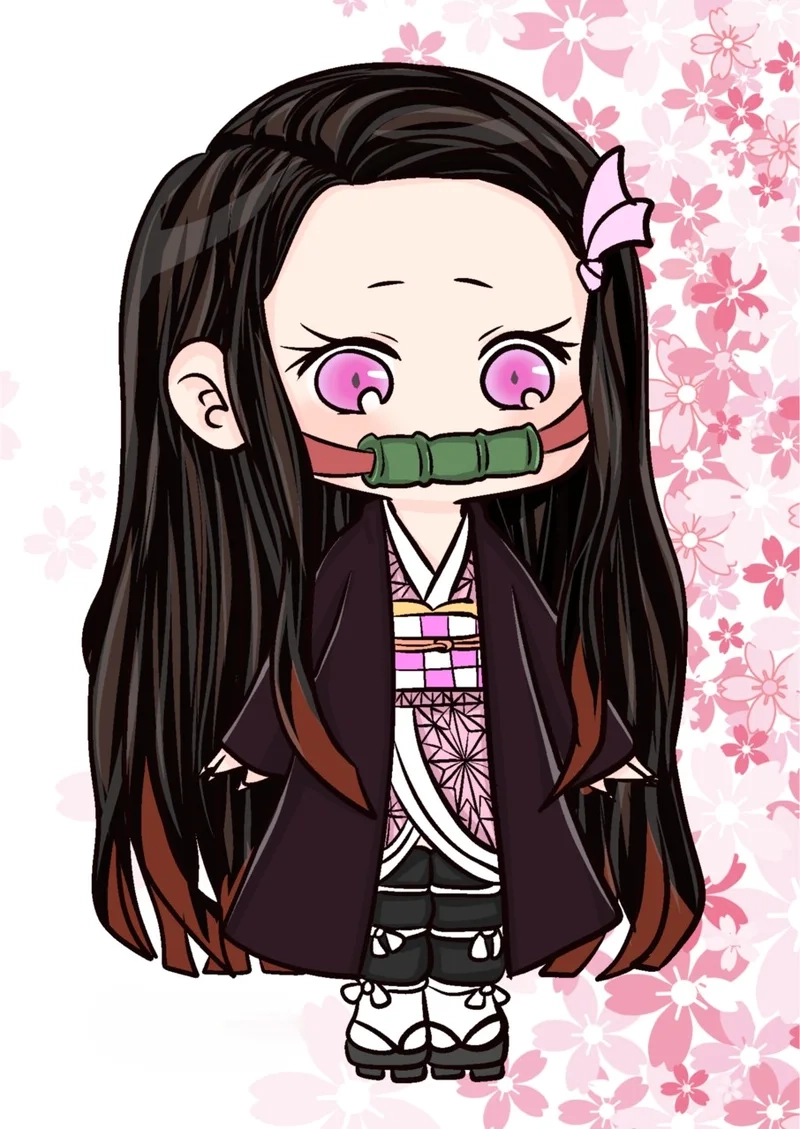 Tải về hình nezuko chibi cute đẹp nhất cho điện thoại