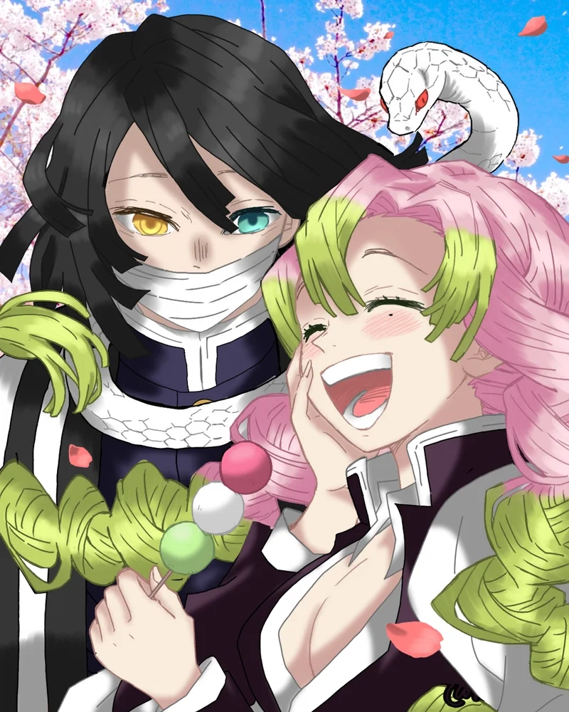 Khám phá tình cảm ngọt ngào của iguro obanai x mitsuri