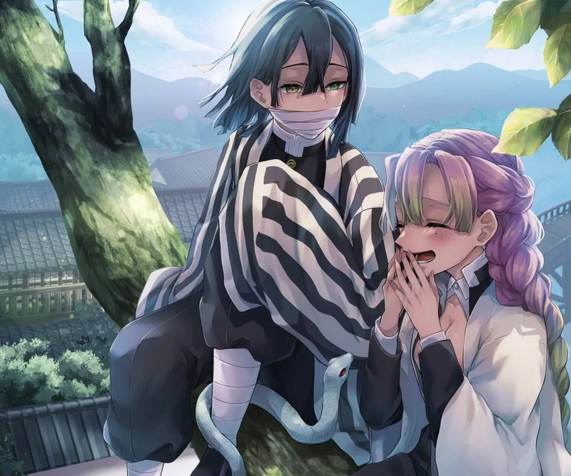 Khi Mitsuri và Obanai kết hợp kanroji mitsuri x obanai