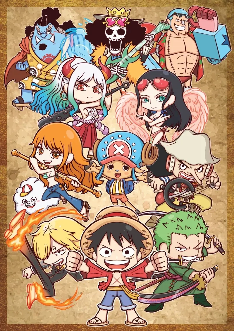 Miễn phí tải xuống one piece chibi png chất lượng cao siêu nét