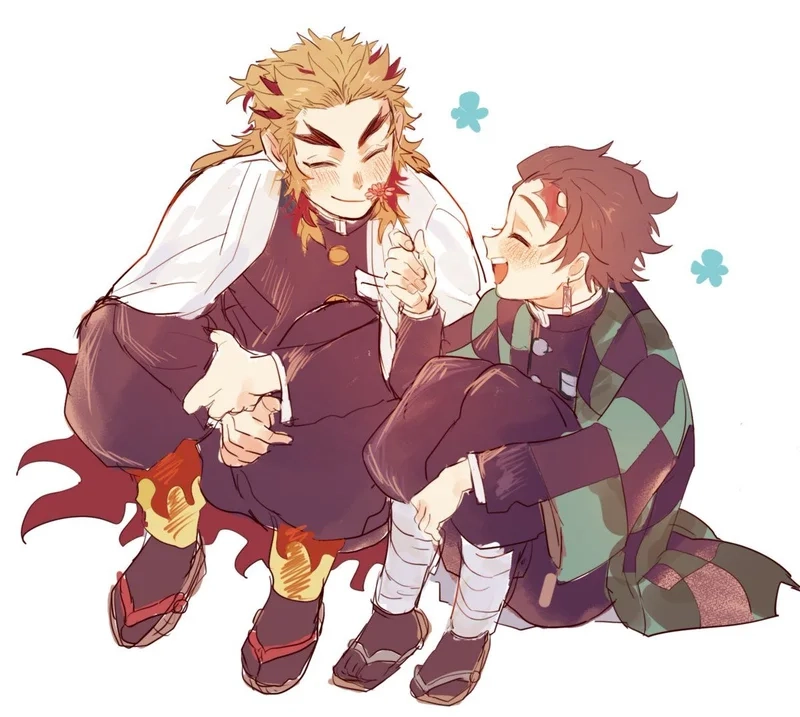 Sức mạnh song hành của rengoku x giyuu