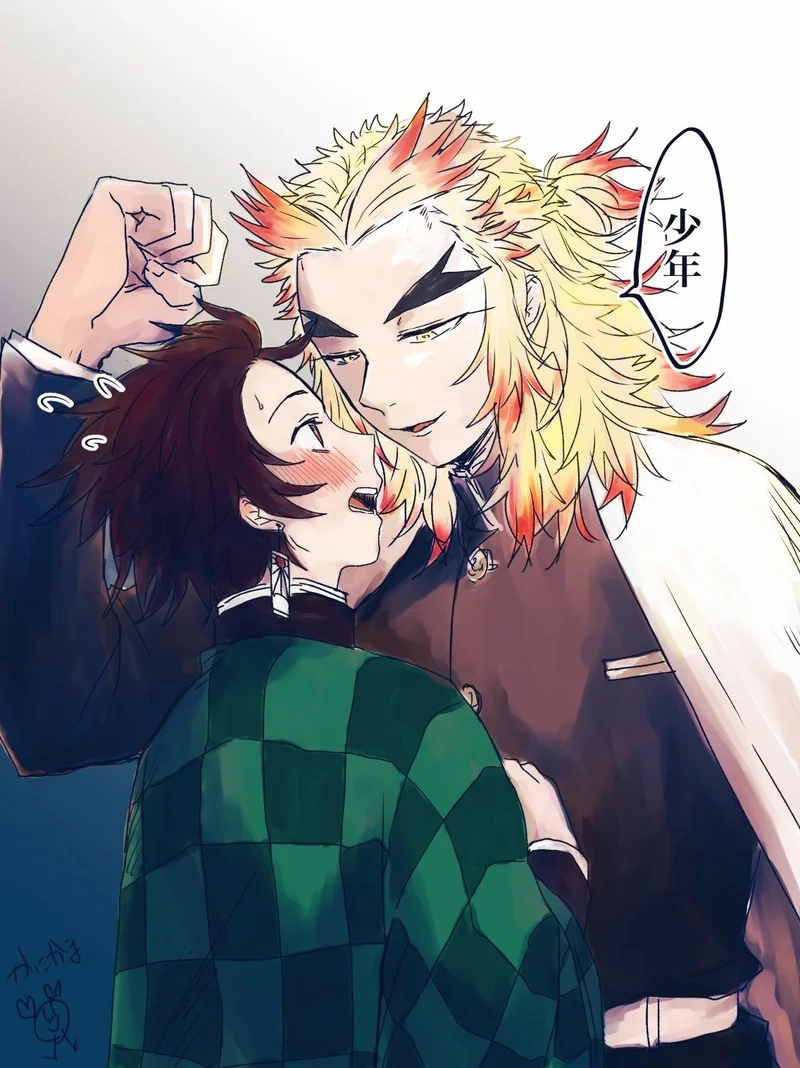 Ngầu và lãng mạn cùng rengoku x tanjirou