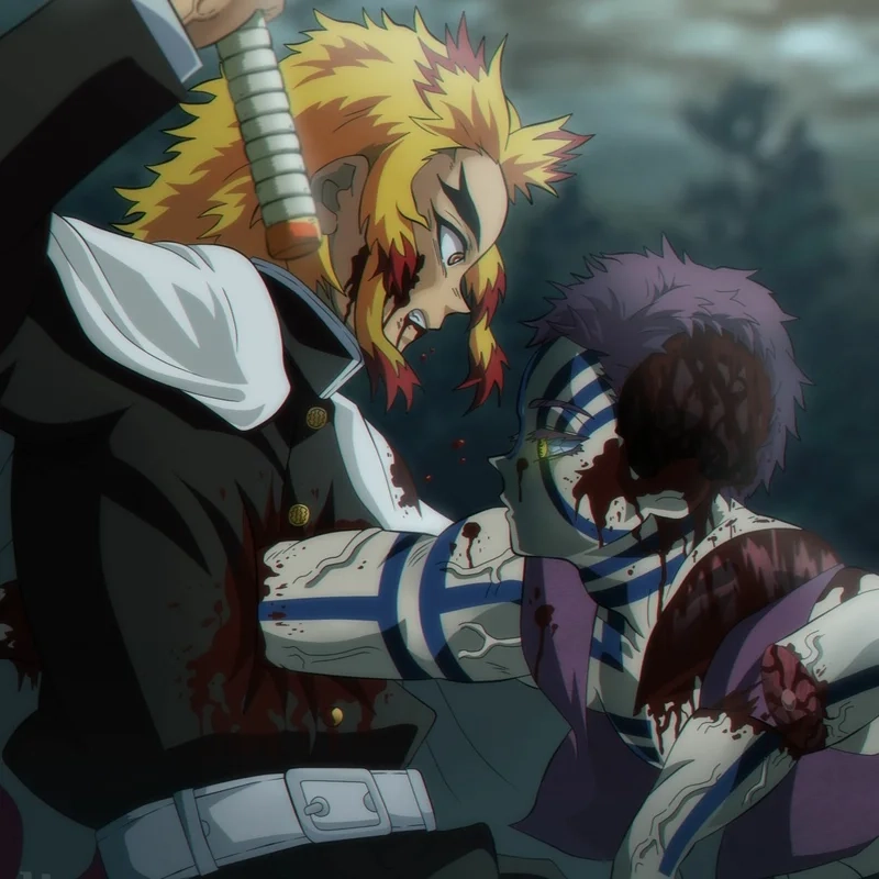 Khi anh hùng gặp kẻ thù rengoku x akaza